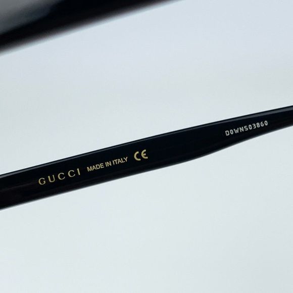🔥 Gucci GG0762S 001 Sunglasses Black Grey Gradient Square Women - Picture 8 of 11